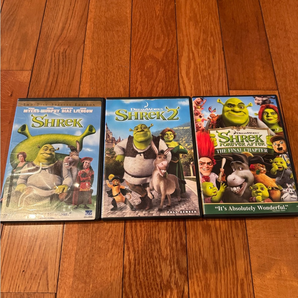 DreamWorks Shrek Trilogy DVDs